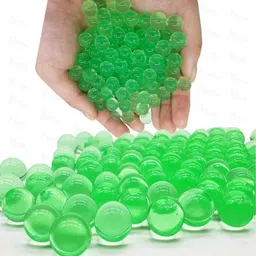 vikrida Gel Blaster Refill Ammo 20,000 Green 7–8mm Water Beads Non-Toxic (Pack of 2) Vase Filler-picture-20