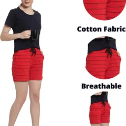 diaz Pack of 2 Printed Women Multicolor Regular Shorts image 4