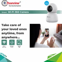 Trueview T18061 WiFi 3MP Robot Pan Tilt 360° / 2-Way Talk/Motion Detection/With Alexa Security Camera image 4