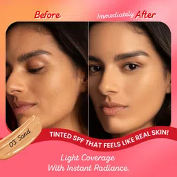 dot & key Sunscreen - SPF 50 PA++++ STRAWBERRY DEW TINTED SUNSCREEN SPF 50 PA++++ protects & perfects skin -03 SAND image 3