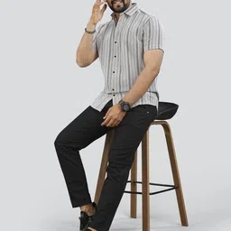 tyrell Men Cotton Blend Shirt Pant Set image 3