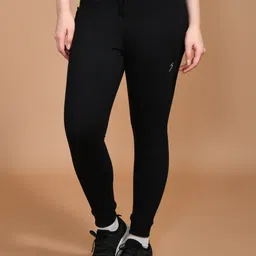 skyknit Women Solid Black Track Pants-picture-25
