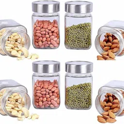 urva fashion Glass Grocery Container - 300-picture-25