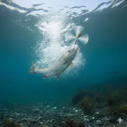 coral india Spinner Bait Brass Fishing Lure image 3