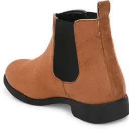 hirel's Suede Chelsea Boots for Men | Soft Cushioned Insole, Slip-Resistance Boots For Men image 5