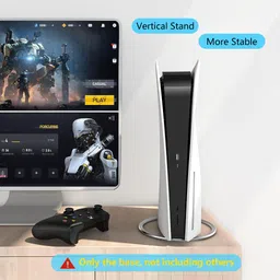 PROBEROS Vertical Stand Non Slip Base Mount Heat Dissipation PS5 Slim and Pro Gaming Accessory Kit image 2