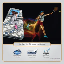 springfit SuperActive Renew 7 Inches Memory Foam & Rebonded Foam King Size Mattress image 4