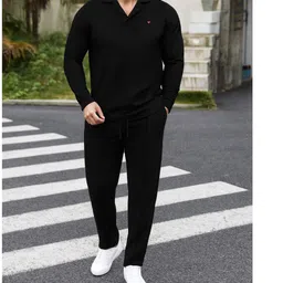 chrome & coral Tshirt Pant Co-ords Set image 1