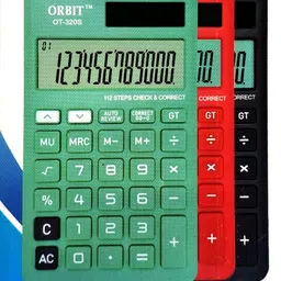 utkrist 2POWER New Large 12-digit Liquid Crystal Display Attractive look Large& HD+ Top Performing School -Office -Shop -Business Use Basic Calculator image 2