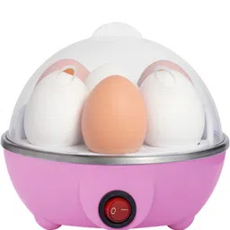 ziggy Compact Pink Electric Egg Boiler Steamer Machine for Home Kitchen Compact Pink Electric Egg Boiler Steamer Machine for Home Kitchen Egg Cooker image 1