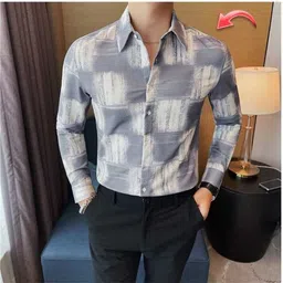 avidura Men Regular Fit Printed Spread Collar Casual Shirt image 4