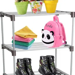 flipkart perfect homes studio Metal Open Book Shelf image 3