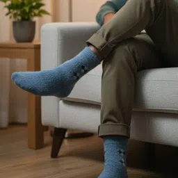 cdeck Men Self Design Calf Length image 2