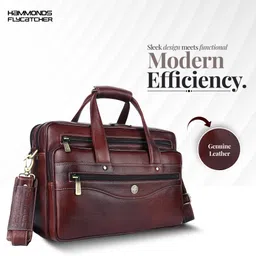 hammonds flycatcher Men Brown Messenger Bag image 2