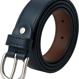 oakhide Women Casual, Evening, Formal, Party Black Artificial Leather, Texas Leatherite Belt image 4