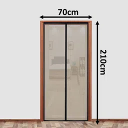 safemyles Auto-Closing Magnetic Door Polyester Washable Adults Mosquito Net-picture-15