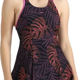 speedo Printed Women Multicolor Swimsuit image 4