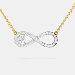 Sparkles N19610 Collar Yellow Gold Precious Necklace-picture-23