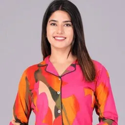pingala Women Shirt & Pyjama set Multicolor Printed image 4