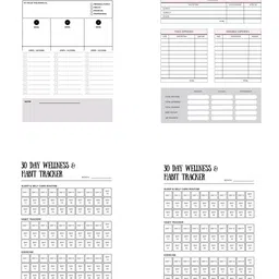 kaanuka A5 Journal Daily Planner Monthly And Weekly Goal Planner Habit Tracker Planner A5 Planner Ruled And Unruled 232 Pages image 4