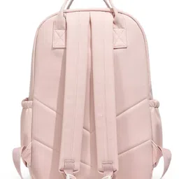 aximoz Medium 30 L Laptop Backpack Tesmezy Trendy Grey & White Backpack with Cute Mini Pouch for Women & Girls image 2