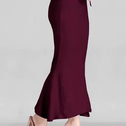 Spangel Fashion Peticoat Purple+Grey Lycra Blend Petticoat image 3