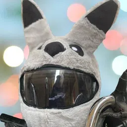 fluffnest GREY PIKACHU HELMET COVER MOTORCYCLE RIDERS FUNNY HELMET Bike Fairing Kit image 2