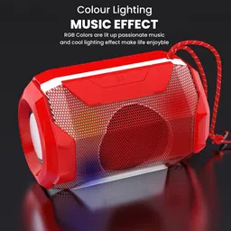 Deeshora Portable Subwoofe Color RGB Light Cool TWS Surround Sound Speaker 5 W Bluetooth Speaker image 4