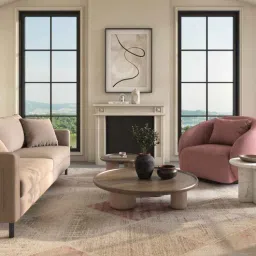 asterlane Pink Geometric 6X9 Machine Made Carpet-picture-13