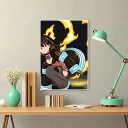 art recall Fire Force Wall Poster Anime Poster For Wall Photographic Paper image 4