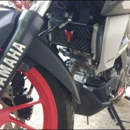 sgtb MT-15 Radiator Guard_Red Bike Radiator Guard image 3
