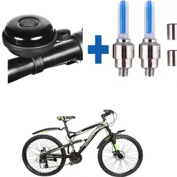 e-shoppe Cycle Bell And Tyre Light For Pace Dshox Ddb 26T Multispeed Bell image 1