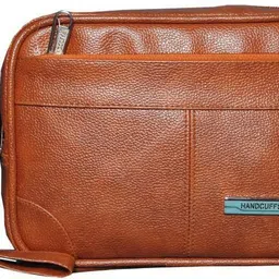 handcuffs Women Brown Cosmetic Bag-picture-10