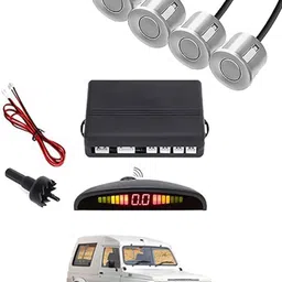 maties 4Parking Sensor Increased Safety For Passengers Silver-131 Universal Car Reverse Silver Parking Sensor With LED Display ,Buzzer-131 Parking Sensor-picture-16