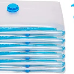 anadi Reusable Vacuum Storage Space Saver Compression Sealer Bags SIZE : 50cm x60 cm Travel Storage Vacuum Bags, High Volume Storage Vacuum Bags-picture-23