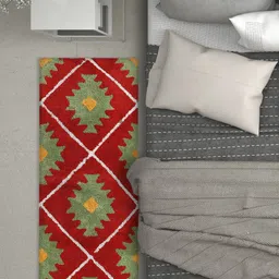 aazeem Red Cotton Runner image 2