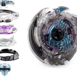 bladeking beys B176 Hollow Deathscyther 12Axe High Accel' 4A + B177 Jet Wyvern Around Just 1D image 2