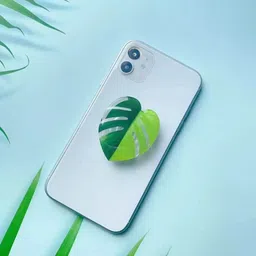 THE PRITO Mobile Holder for Hand Grip, Stylish & Perfect Gift for Girl (Leaf 1) Mobile Holder-picture-23