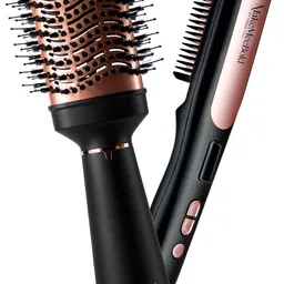 MakeMeeBold Combo of Hot Air Brush 2-in-1 Hair Dryer & Hair Straightener Brush Hair Dryer-picture-41