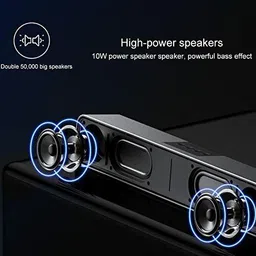 Bxeno Dj Bass Bar Studio Bluetooth Soundbar Moviebar Party Light With High 10 W Bluetooth Soundbar image 3