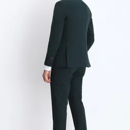 allen solly Men Two Piece Suit Solid Suit image 2
