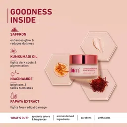 plum Saffron & Kumkumadi Oil Glow Bright Moisturizer | With SPF 35 | UVA/B Protection image 3