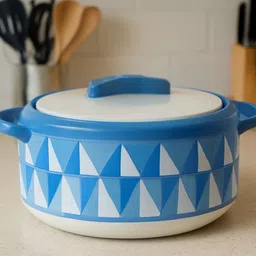 samrat royals Insulated Blue Casserole Cook and Serve Casserole-picture-22