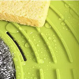 ronaka Multipurpose Kitchen Sink Corner Organizer Tray Drainer Rack Holder Collapsible Colander image 2