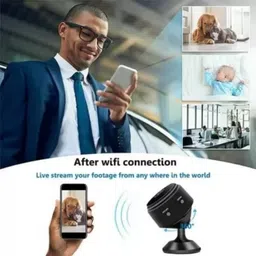 SNARIYOVSN 1080P Audio Video Hidden Nanny Camera for Home Offices Security (Black) Security Camera-picture-36