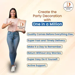 decoration bazar Night Blue Transparent Net Curtain Backdrop (5x1.5m) For Party Decoration, Gift Packing image 5