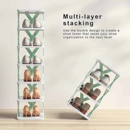 mfd home furnishing 4 Layer Multipurpose Foldable Rack image 2