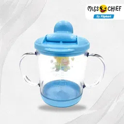 miss & chief Sipper Cup Twin Handle for Easy Grip Anti Spill Sippy Cup Baby Water/Juice 200ML image 3
