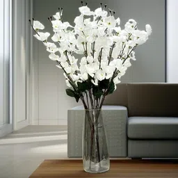 akaar Cherry Blossomq White Cherry Blossom Artificial Flower image 5