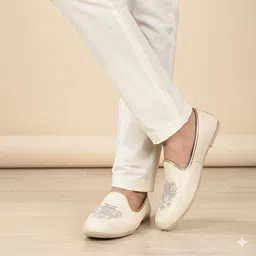 dfr Ethnic Jutti Wedding Kurta Loafer Jalsa Juti Casuals For Men image 1